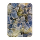 Blauwe fluorietkristallen in matrix magneet (Verticaal)