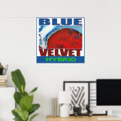 BLAUWE FLUWEEL HYBRIDE POSTER (Thuiskantoor)