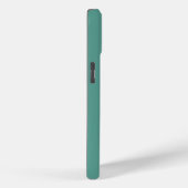 Blauwe Folk Art Forel/Zalm Case-Mate iPhone Case (Achterkant / Rechts)