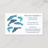 Blauwe forel vis Gevist Visitekaartje (Voorkant)