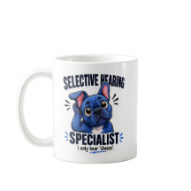 Blauwe Franse Bulldog Snack Radar Humor Kunst