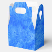 Blauwe Fur Frenzy Favor Box Bedankdoosjes (Geopend)