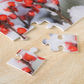 Blauwe Gaai in Gewone Winterbes Legpuzzel (Zijkant)
