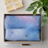 Blauwe Galaxy-serie ontwerp 1 Tissuepapier (Geschenk)