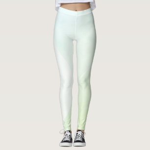 Blauwe Geel Groen Wit Trendy Modern Leggings