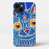 Blauwe geitenkat iPhone hoesje (Achterkant)