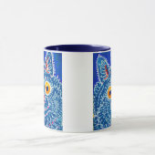 Blauwe geitenkat mok (Midden)