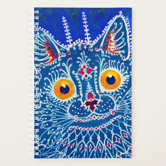 Blauwe geitenkat planner (Voorkant)