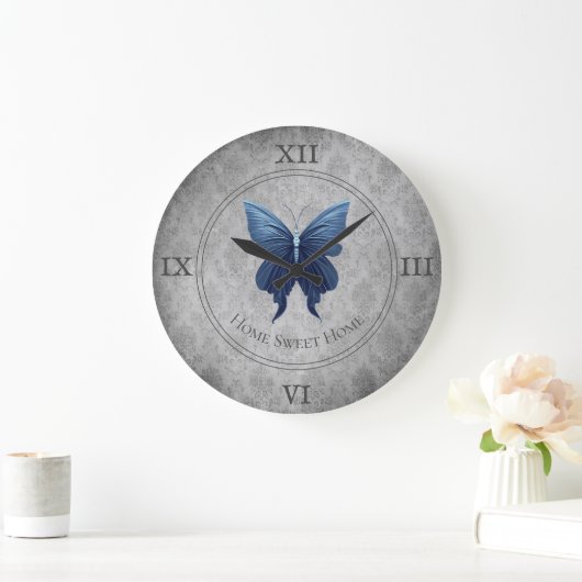 Blauwe gejuwelde vlinder grote klok (Huis)