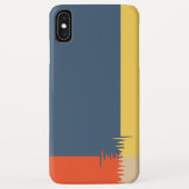 Blauwe gele rode crème Case-Mate iPhone case (Achterkant)
