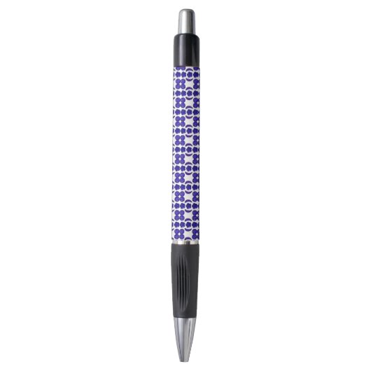 Blauwe Gem Art Structuur Pen (Voorkant Verticaal)