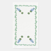 Blauwe Gemberpotten Pot Topiary Klimplant Servet (Voorkant)