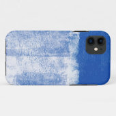 Blauwe gerolde verf Case-Mate iPhone case (Achterkant (horizontaal))