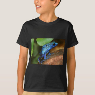 blauwe gifpijlkikker t-shirt