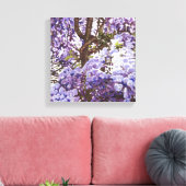 Blauwe gisterie 2011 canvas afdruk (Insitu (Woonkamer))