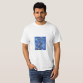 Blauwe gitaar t-shirt (Voorkant volledig)