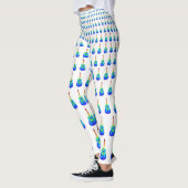 Blauwe gitaren leggings (Links)