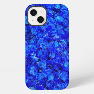 Blauwe Glasstenen iPhone 13 Hoesje