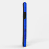 Blauwe glazen textuurbehuizing Case-Mate iPhone case (Achterkant/rechts)