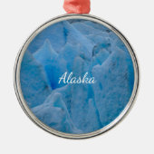 Blauwe Gletsjer Ornament Suvenir (Voorkant)