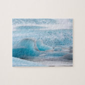 Blauwe gletsjerformaties, horizontaal legpuzzel (Horizontaal)