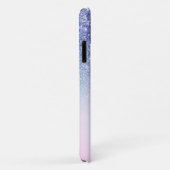 Blauwe glitter en kleurrijke wazige achtergrond Case-Mate iPhone case (Achterkant/rechts)