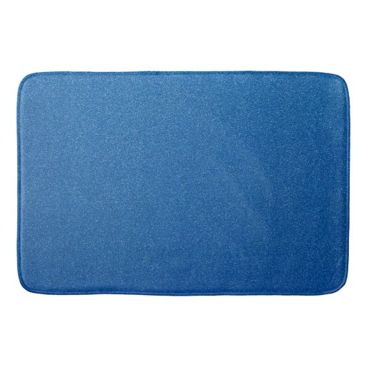 Blauwe glitter, sprankeling, glitterachtergrond badmat (Voorkant)