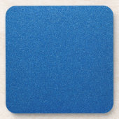 Blauwe glitter, sprankeling, glitterachtergrond bier onderzetter (Voorkant)