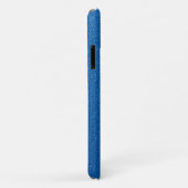 Blauwe glitter, sprankeling, glitterachtergrond Case-Mate iPhone case (Achterkant/rechts)