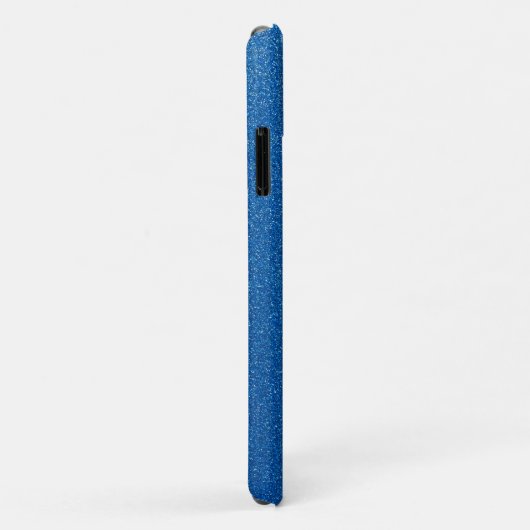 Blauwe glitter, sprankeling, glitterachtergrond Case-Mate iPhone case (Achterkant/rechts)