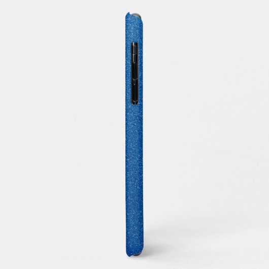 Blauwe glitter, sprankeling, glitterachtergrond Case-Mate iPhone case (Achterkant/links)