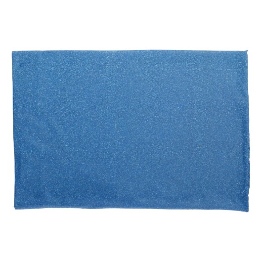 Blauwe glitter, sprankeling, glitterachtergrond kussensloop (Voorkant)