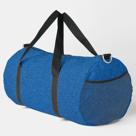 Blauwe glitter, sprankeling, glitterachtergrond plunjezak (Rechterhoek)