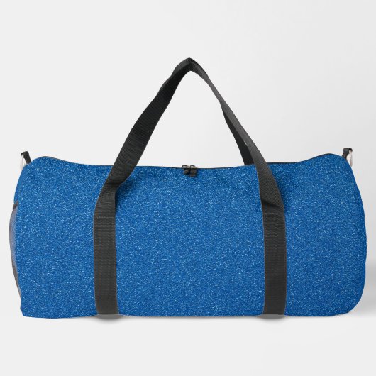 Blauwe glitter, sprankeling, glitterachtergrond plunjezak (Achterkant)