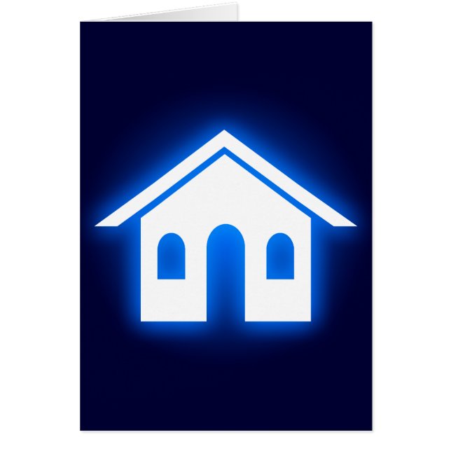 blauwe gloed thuis (Voorkant)