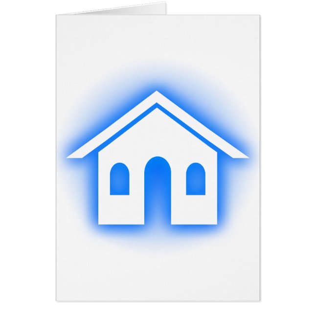 blauwe gloed thuis (Voorkant)