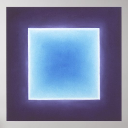 blauwe god poster (Voorkant)