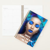 Blauwe godin van schoonheidsplanner planner (Display)