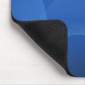 Blauwe Golf Abstracte Muismat (Hoek)