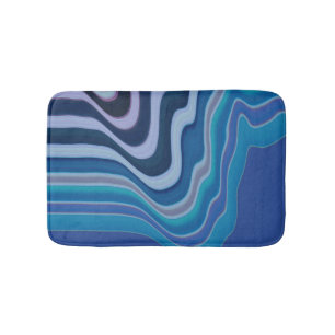 Blauwe Golf Badmat