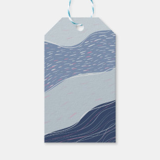 Blauwe golf cadeaulabel