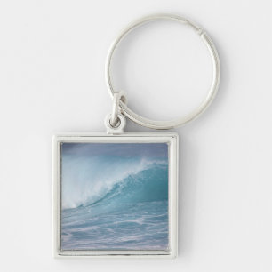 Blauwe golf die breekt, Maui, Hawaii, VS 2 Sleutelhanger
