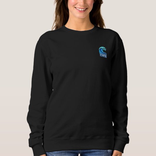 Blauwe Golf FAFO Trui (Voorkant)
