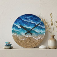 Blauwe golf hars look strand oceaan kust