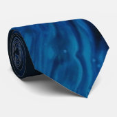 Blauwe golf stropdas (Opgerold)