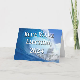 Blauwe golf verkiezingen 2024 kaart