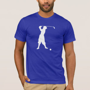 Blauwe  Golfer T-shirt