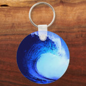 Blauwe golflengte van Surf Sleutelhanger (Voorkant)