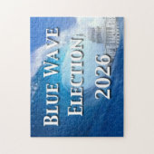 Blauwe Golfverkiezing 2026 Legpuzzel (Verticaal)