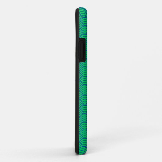 Blauwe golven Case-Mate iPhone case (Achterkant/rechts)